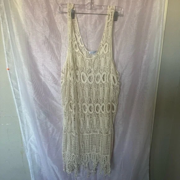 Blue Island Ivory Lace Dress - Picture 1 of 4